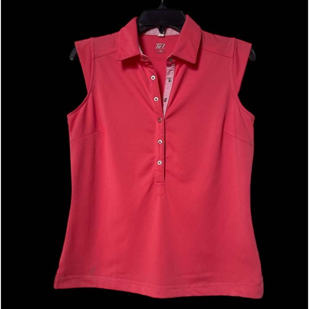 Coral Tail Golf Shirt. Size Medium